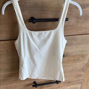 Free People pastel yellow Tank Top